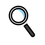 Magnifying Glass Tilted Left SVG Icon